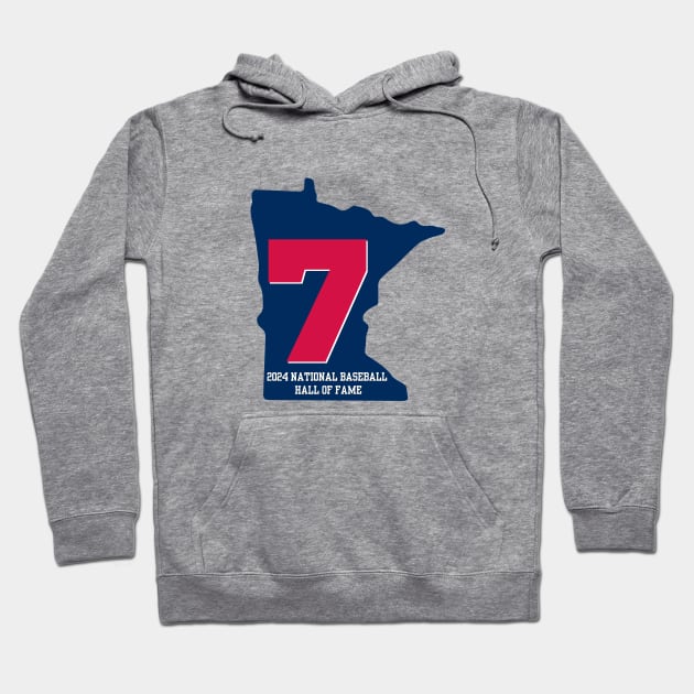 Joe Mauer HOF (2) Hoodie by SiebergGiftsLLC